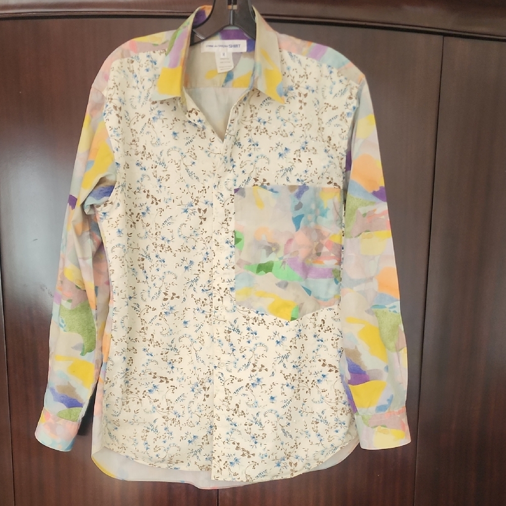 Comme des Garcons Multicolor Floral Button Down Shirt